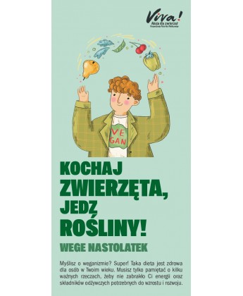 Pakiet 50 ulotek Białe Kłamstwa - Wege nastolatek