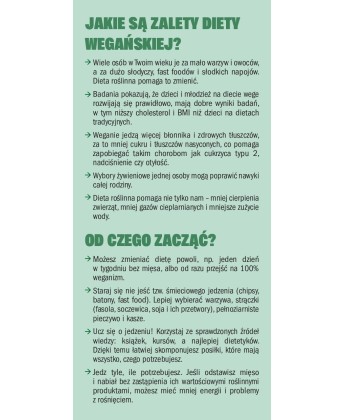 Pakiet 50 ulotek Białe Kłamstwa - Wege nastolatek