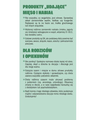 Pakiet 50 ulotek Białe Kłamstwa - Wege nastolatek