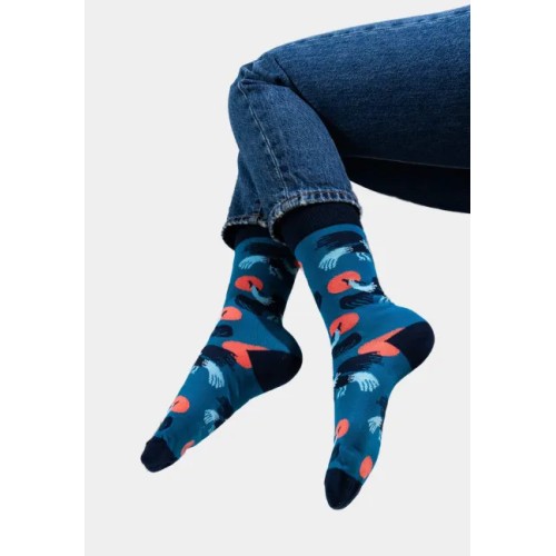 Skarpetki Żuraw z bawełny organicznej