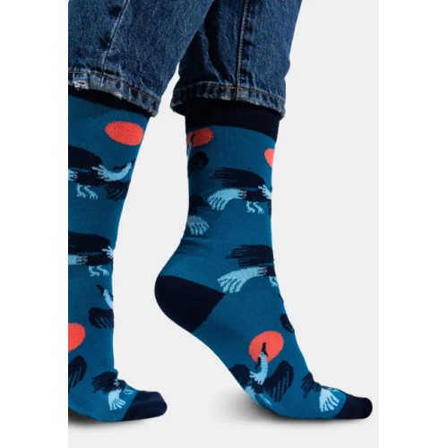 Skarpetki Żuraw z bawełny organicznej