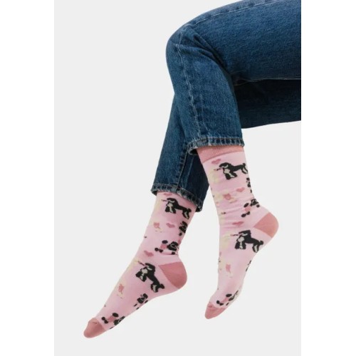 Skarpetki Pudle z bawełny organicznej