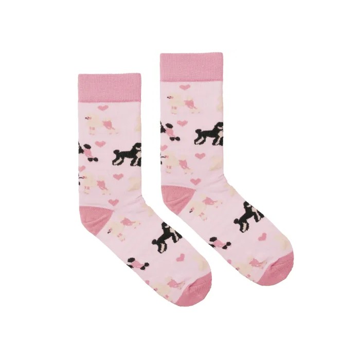 Skarpetki Pudle z bawełny organicznej