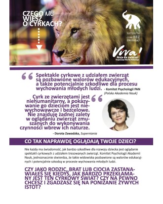 Pakiet 50 ulotek - Czego nie wiesz o cyrkach?